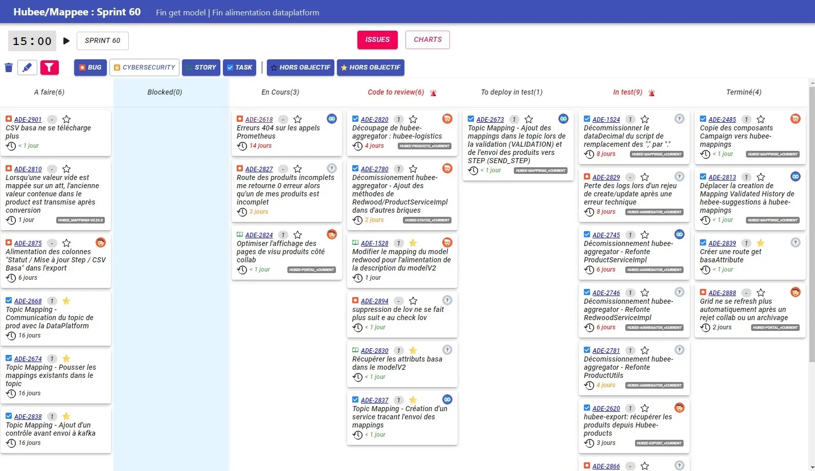 Screenshot du projet